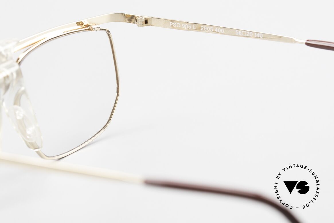 Alpina PSO 905 Vintage Brille Mit Sattelsteg, Größe: large, Passend für Herren
