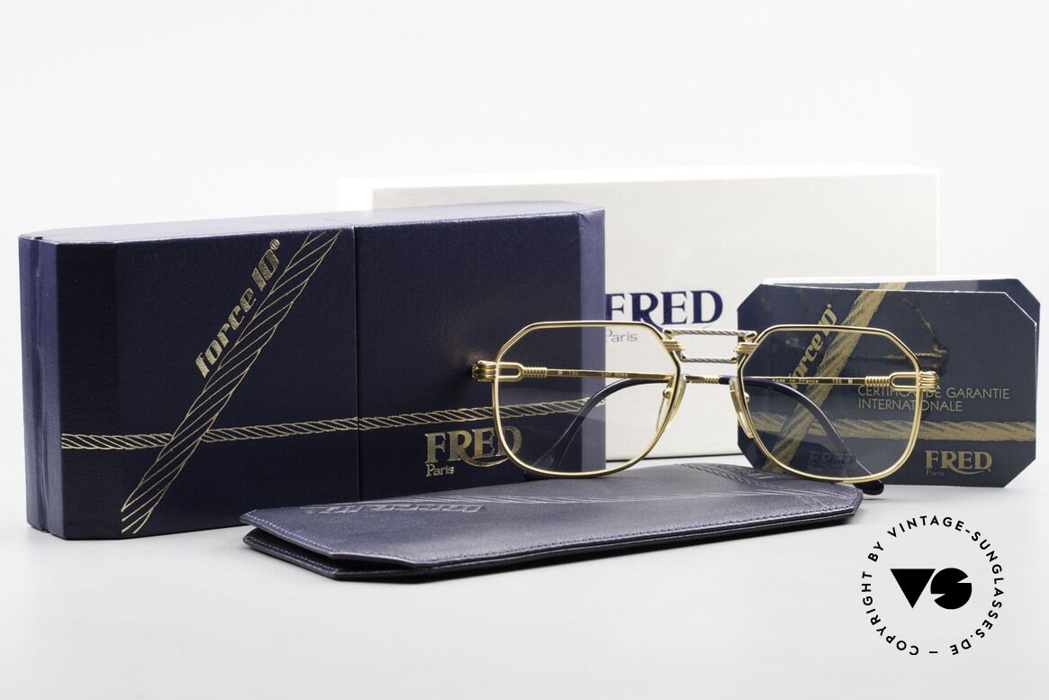 Fred Cap Horn - M Rare 80er Vintage Brille Luxus, ungetragen mit original Fred Etui und orig. Verpackung, Passend für Herren Fred Cap Horn - M Rare 80er Vintage Brille Luxus, ungetragen mit original Fred Etui und orig. Verpackung, Passend für Herren