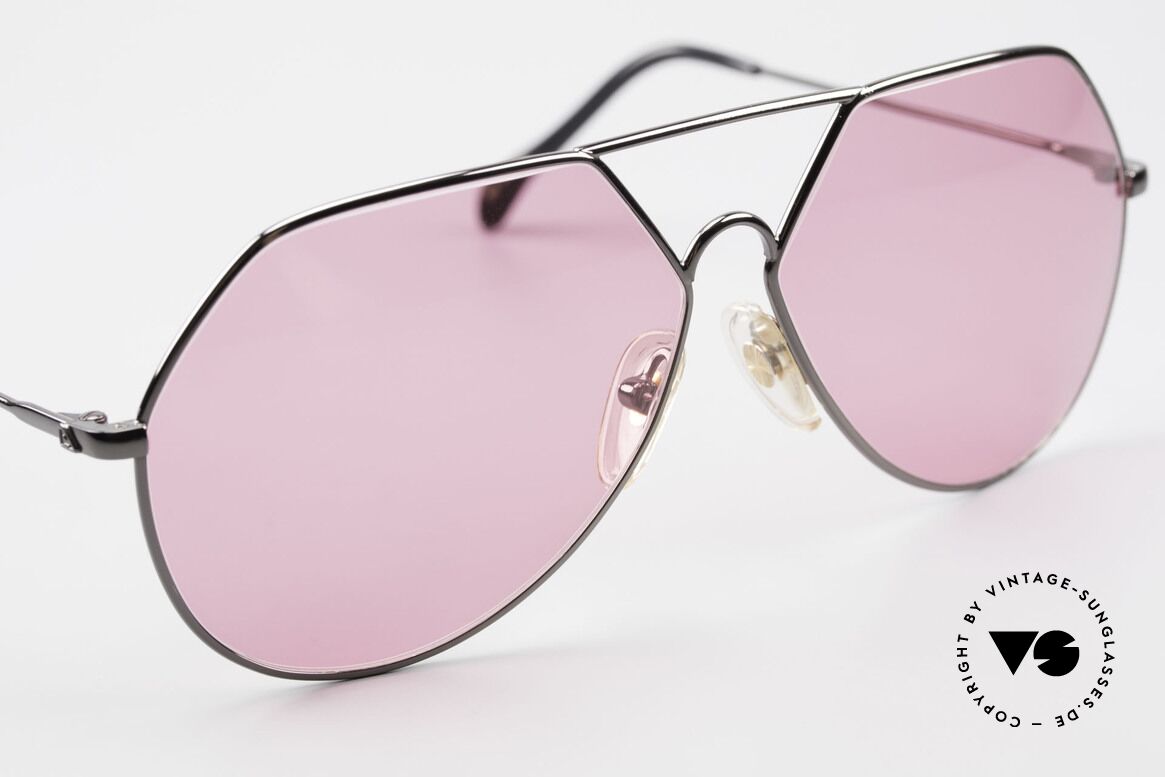 Alpina TR6 Alte 80er Aviator Brille Pink, unbenutzt; wie alle unsere alten Brillen von Alpina, Passend für Herren