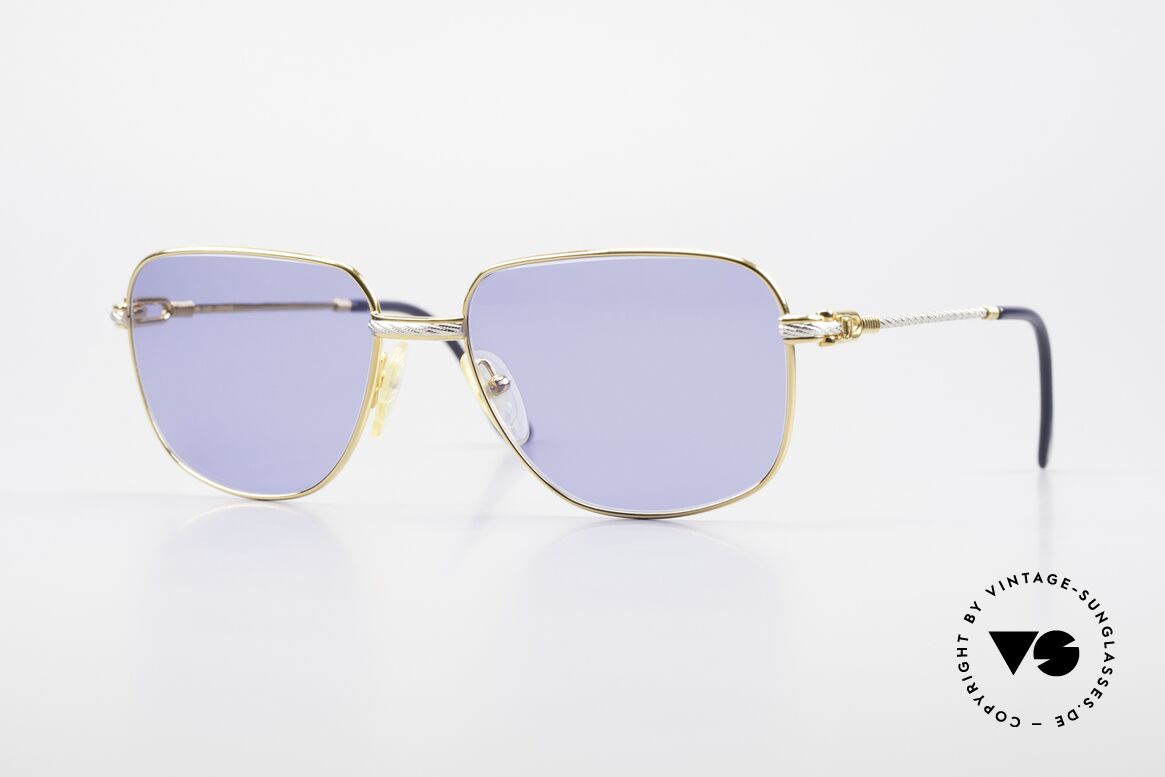 Fred Zephir - L Luxus Segler Sonnenbrille 80er, 80er Fred Zephir Segler-Sonnenbrille in LARGE Größe, Passend für Herren