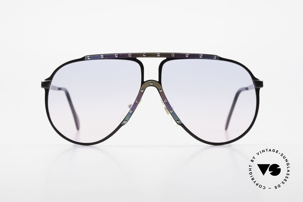 Alpina M1 Limited Titanium Edition 80er, absolute Kult-Brille und begehrte Sammlerbrille, Passend für Herren und Damen