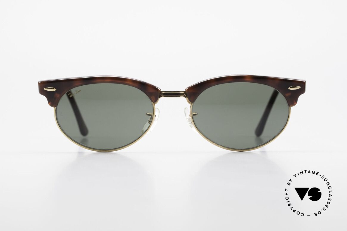 Ray Ban Clubmaster Oval 80er Bausch & Lomb Original, original 80er Jahre Sonnenbrille von RAY-BAN, USA, Passend für Herren und Damen