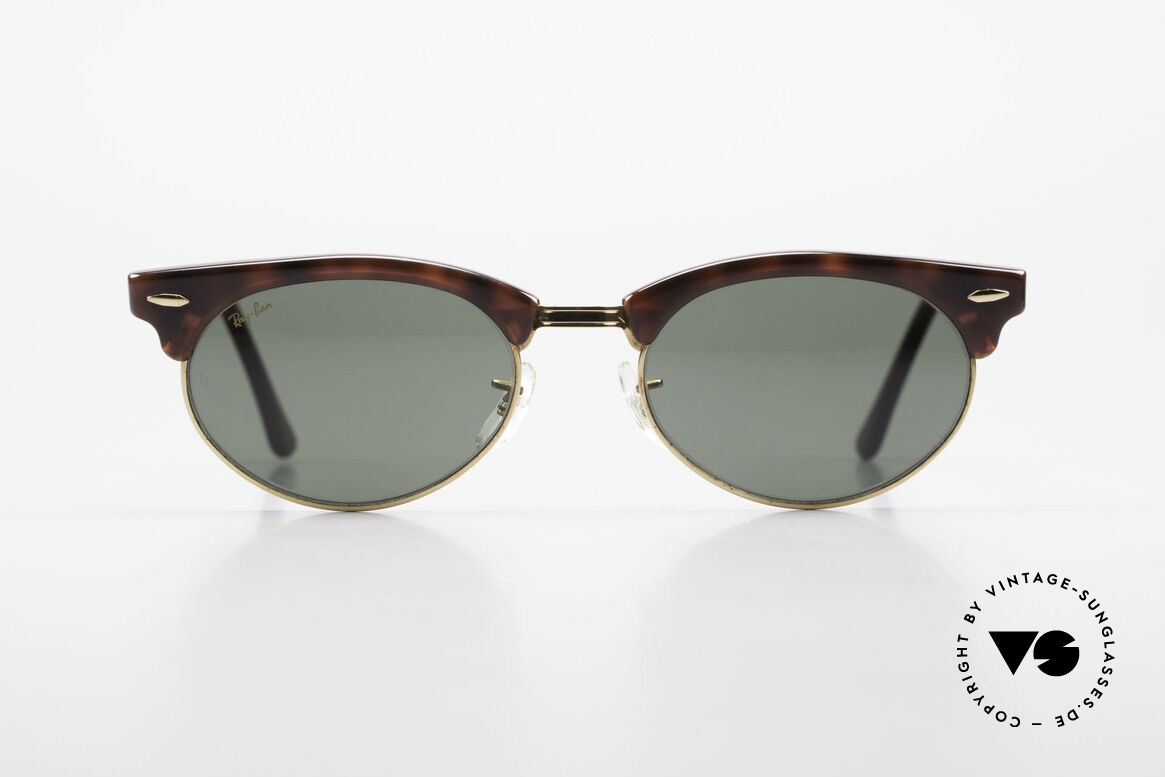 Ray Ban Clubmaster Oval 80er Bausch & Lomb Original, gehört zu den allzeit beliebtesten VINTAGE Brillen, Passend für Herren und Damen