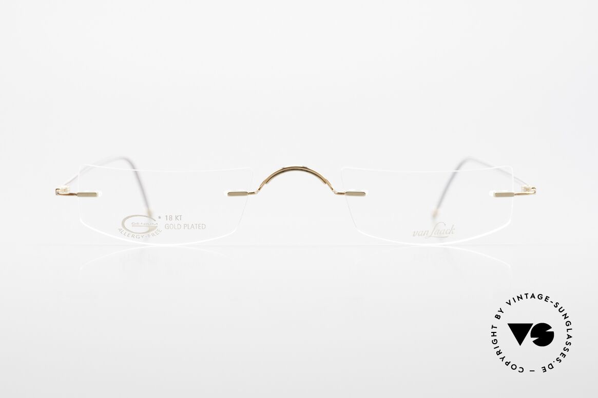 Van Laack L022 Minimalistische Lesebrille 90er, leichte, minimalistische Lesebrille von 'van Laack', Passend für Herren und Damen