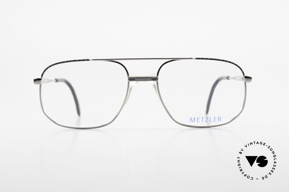 Metzler 7538 90er Metallbrille Mit Sattelsteg, Metzler Brille 7538, col. 519, Größe 56-18, 140, Passend für Herren