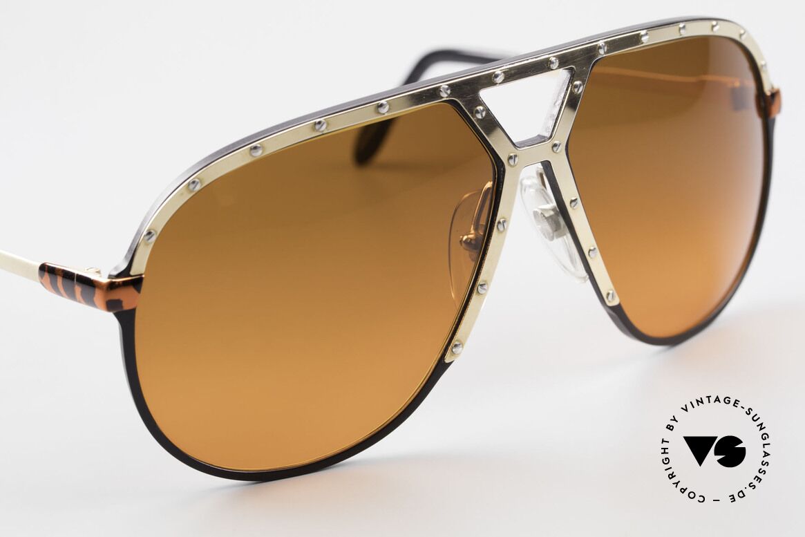 Alpina M1 80er Brille Customized Edition, zu sehen auf Plattencovern, Fotos und Konzerten, Passend für Herren