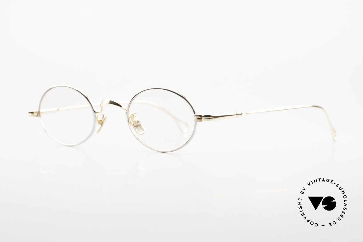 Lunor V 100 Ovale Lunor Brille Bicolor, Modell V 100: ovale Brillenform, Vollrand (Unisex), Passend für Herren und Damen