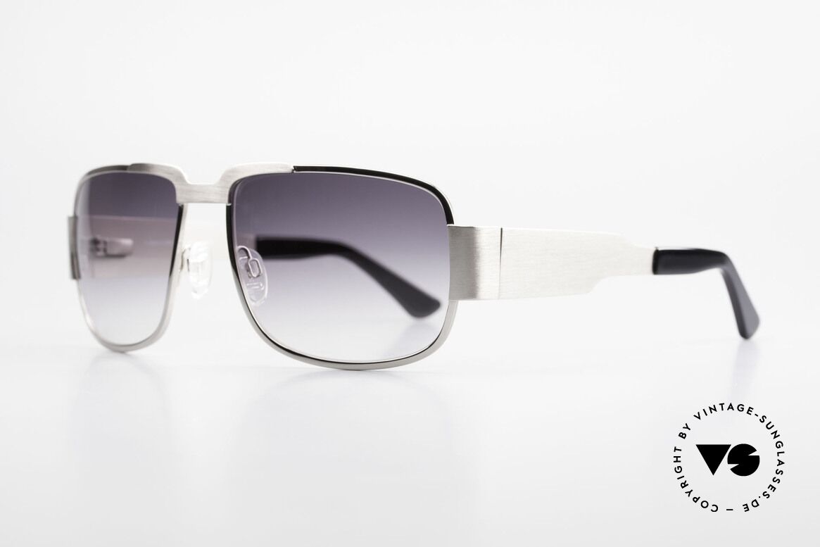 Neostyle Nautic 2 Elvis Presley Sonnenbrille, sehr massive Metallfassung mit flexiblen Federscharniere, Passend für Herren