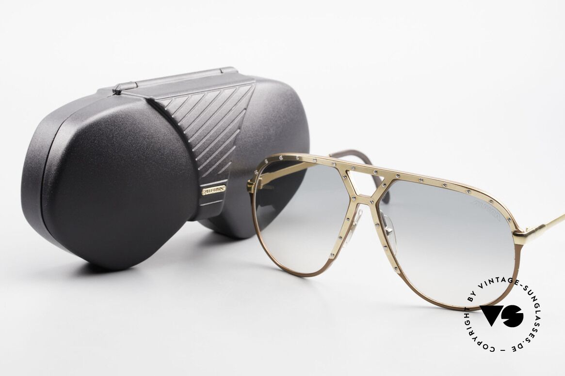 Alpina M1 XL 80er Sonnenbrille Hip Hop, Größe: large, Passend für Herren