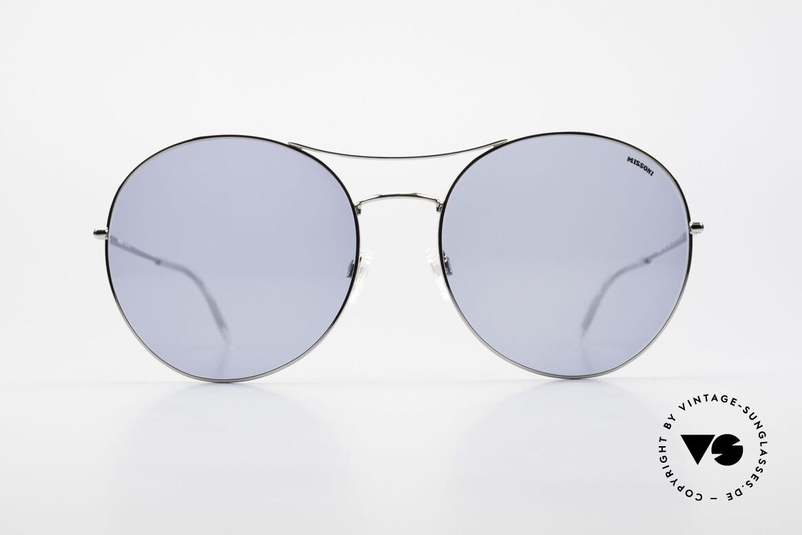 Missoni 0440 90er XXL Aviator Sonnenbrille, riesengroße MISSONI XXL Sonnenbrille, Größe 67-20, Passend für Herren und Damen