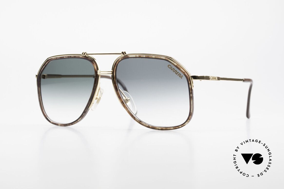 Carrera 5370 Vintage Sonnenbrille Klassisch, edle Carrera vintage Designer-Sonnenbrille der 1990er, Passend für Herren