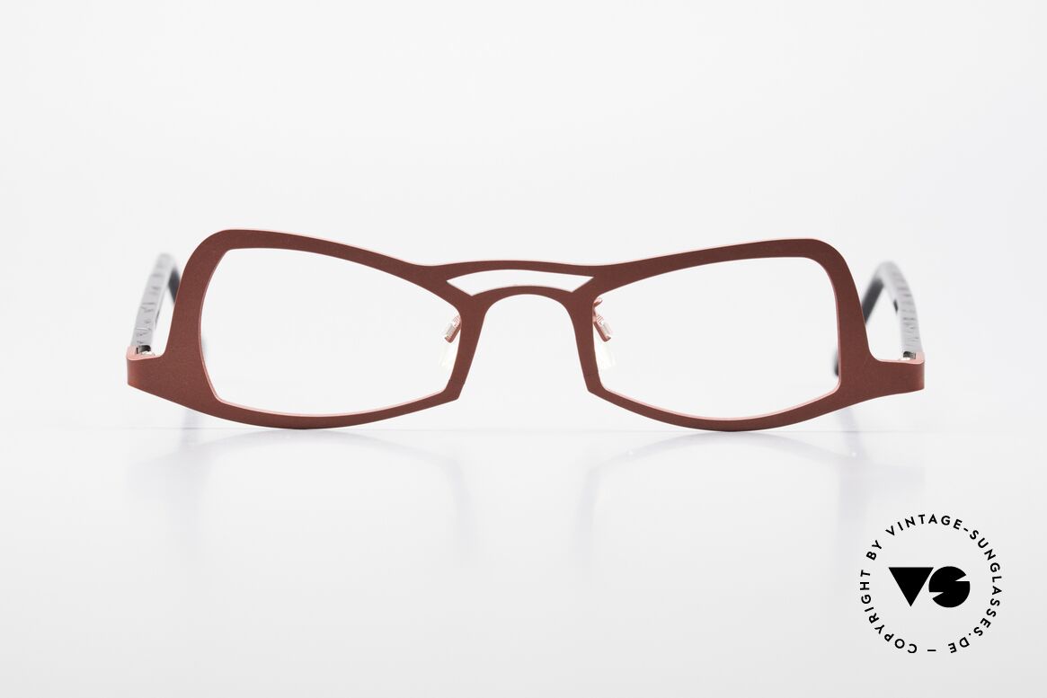 Theo Belgium Eye-Witness JK Pure Titanium Damenbrille, verrückte THEO Brille der Eye Witness Serie für Damen, Passend für Damen