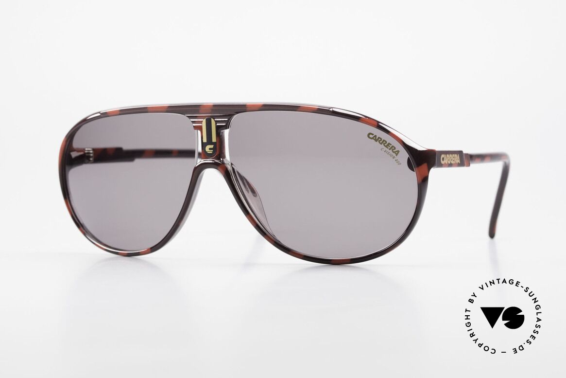 Carrera 5412 80er Sonnenbrille Optyl Sport, sportliche Carrera Sonnenbrille der Collection 1989/90, Passend für Herren und Damen