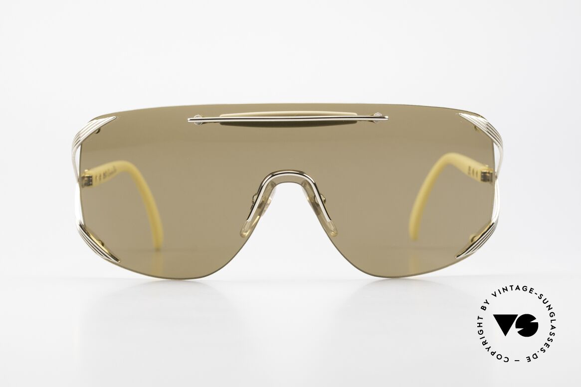 Christian Dior 2434 Designerbrille Shield Maske, Christian Dior Designer-Sonnenbrille v. 1989/90, Passend für Damen