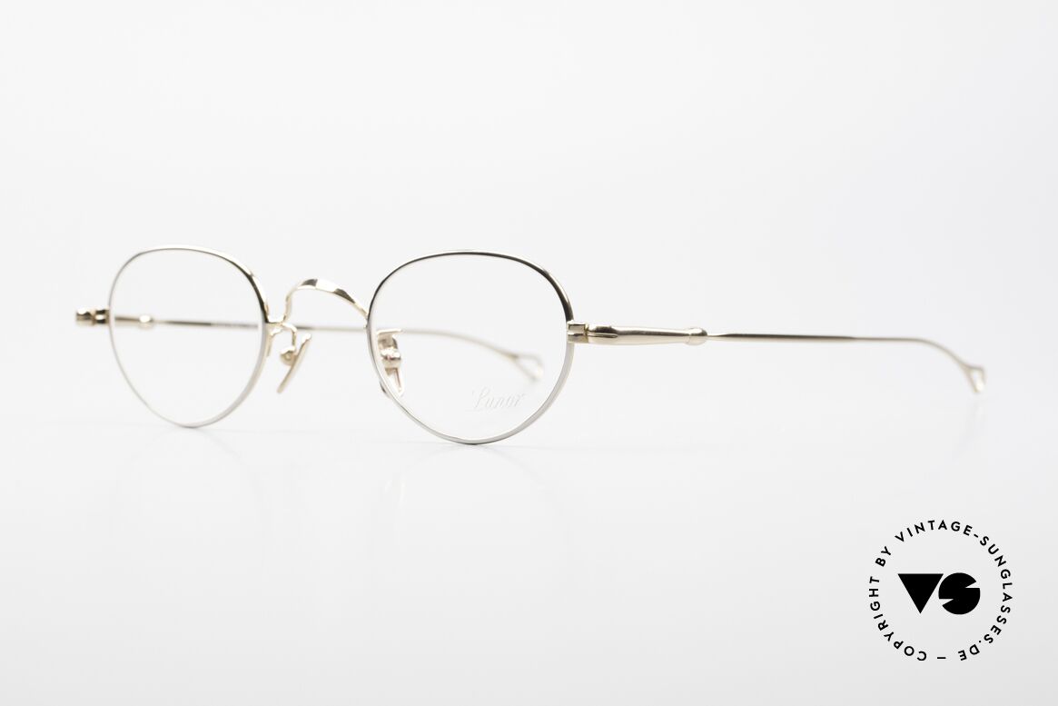 Lunor V 103 Glaseinfassung Platin Silber, Modell V103: sehr elegante Fassung in Größe 40/23, Passend für Herren und Damen