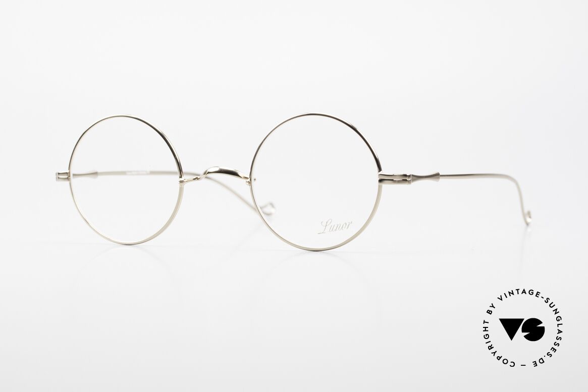 Lunor II 23 Runde Brille Special Edition, runde Lunor Brille aus der alten "LUNOR II" Serie, Passend für Herren und Damen