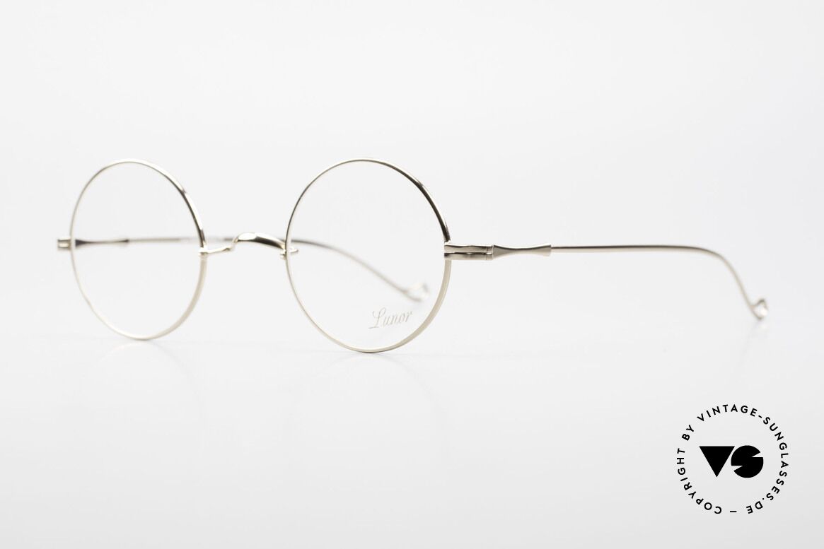 Lunor II 23 Runde Brille Special Edition, kreisrunde Rahmenform (in M Gr. 42mm) mit W-Steg, Passend für Herren und Damen