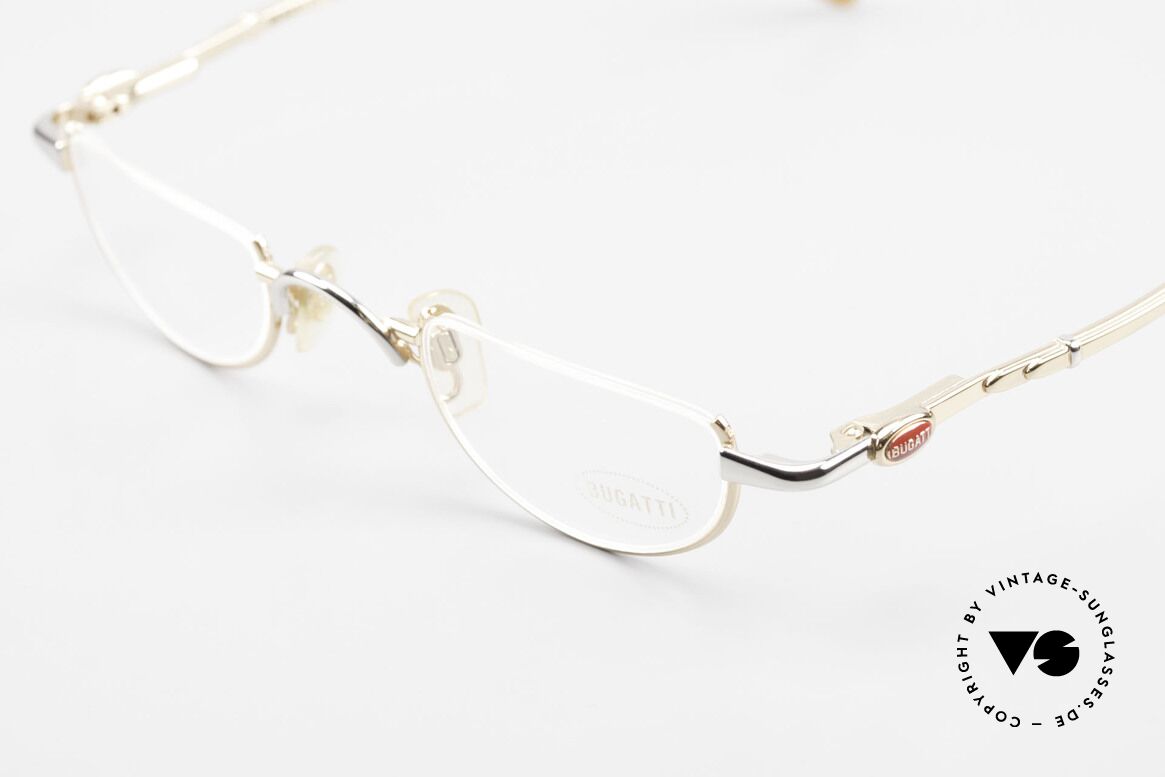 Bugatti 28108 Lesebrille Herren Bicolor 90er, ein edles Bugatti Original aus den späten 90ern, Passend für Herren