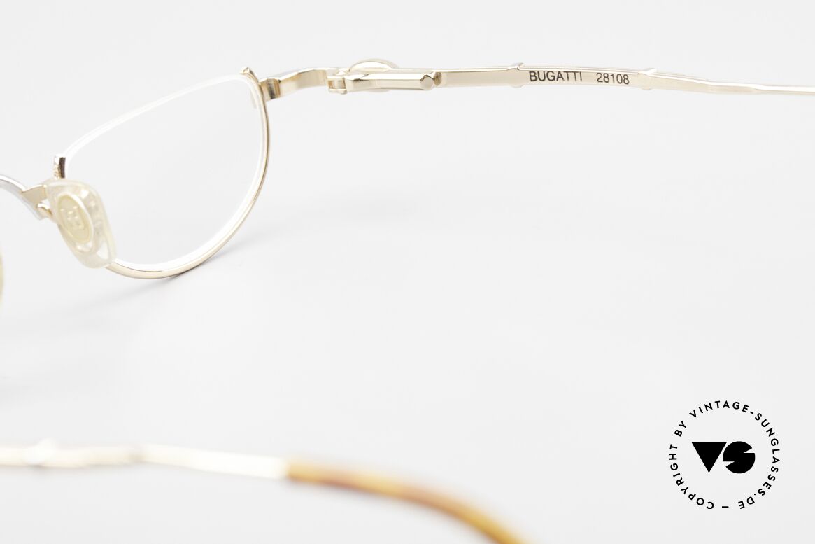 Bugatti 28108 Lesebrille Herren Bicolor 90er, Größe: medium, Passend für Herren