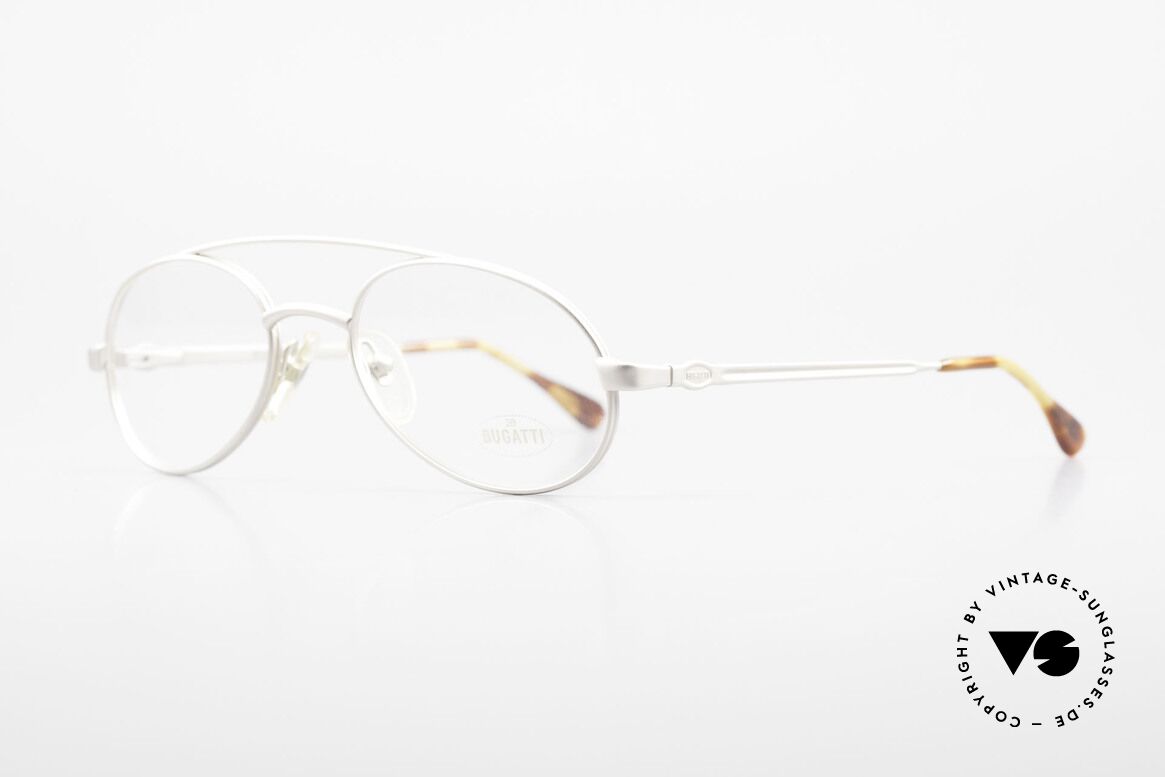 Bugatti 08105 Alte Vintage Brille Herren 80er, Federgelenke und Verarbeitung in höchster Qualität, Passend für Herren