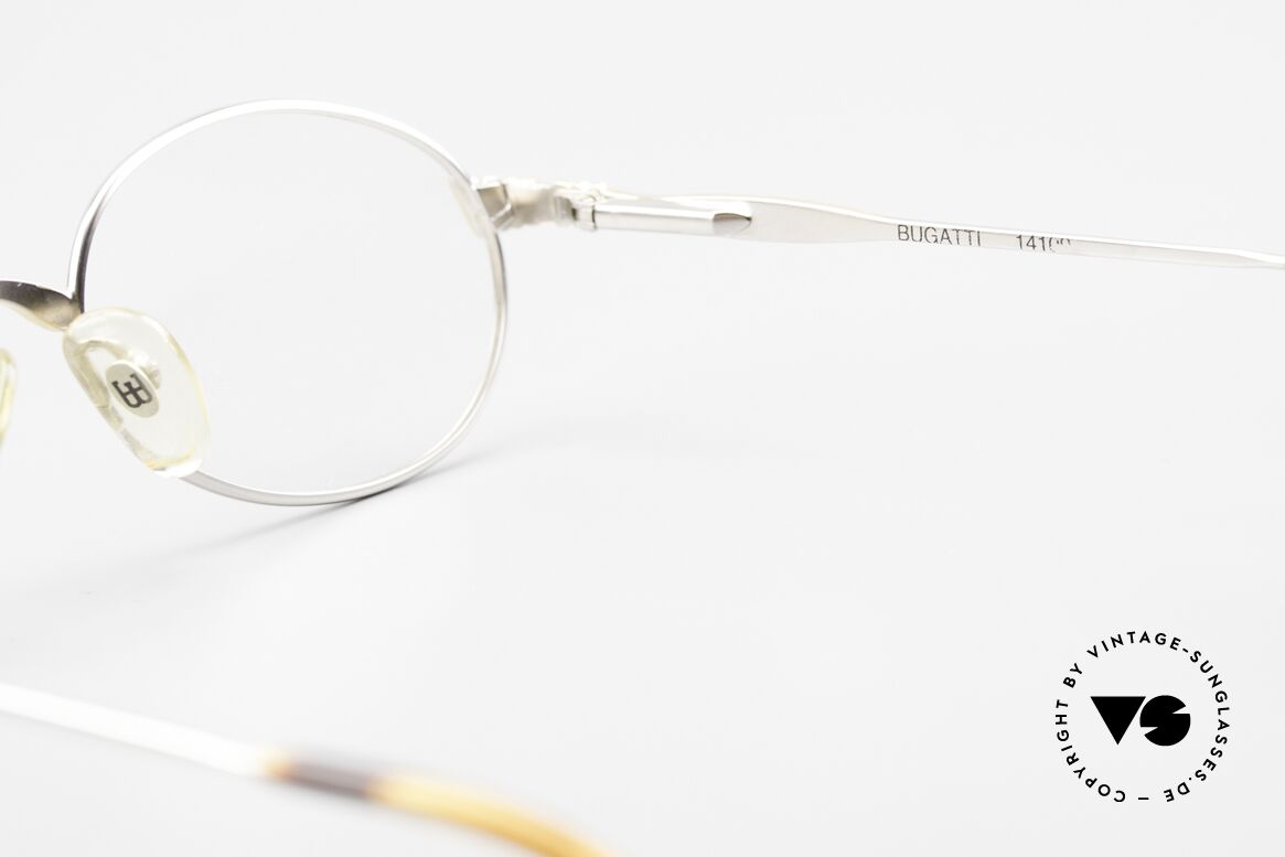 Bugatti 14109 90er Brille Titanium Herren, Größe: medium, Passend für Herren