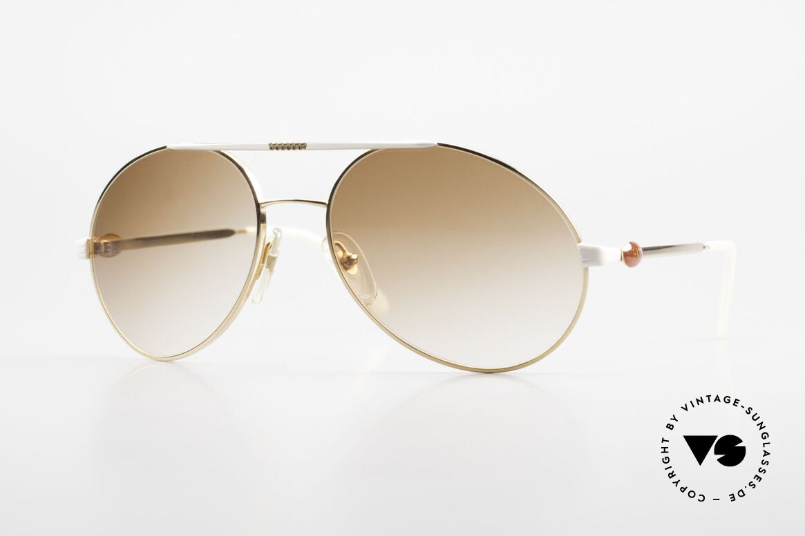Bugatti 64317 Herren Sonnenbrille Vintage, klassische Herren-Sonnenbrille von Bugatti, 1980er, Passend für Herren