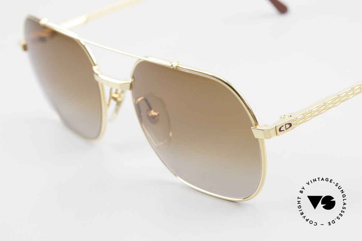 Christian Dior 2357 80er Herren Brille Vergoldet, mit Federscharnieren für optimalen Tragekomfort, Passend für Herren