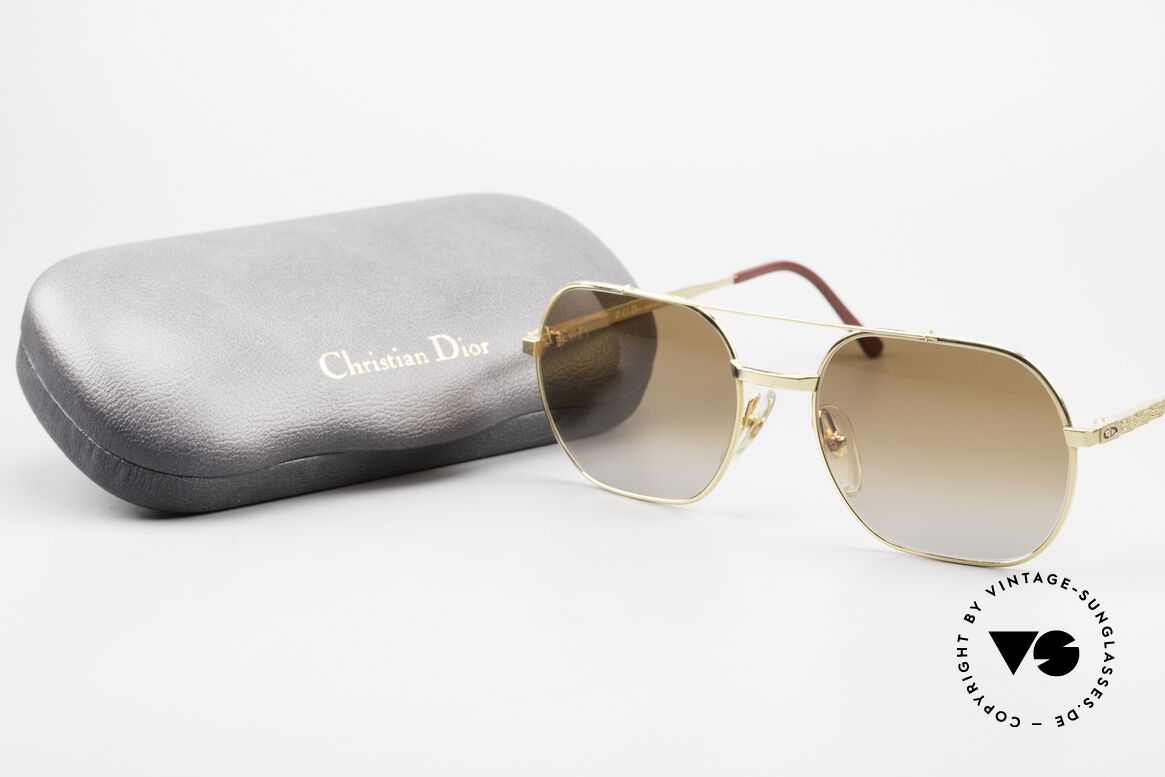 Christian Dior 2357 80er Herren Brille Vergoldet, Größe: medium, Passend für Herren