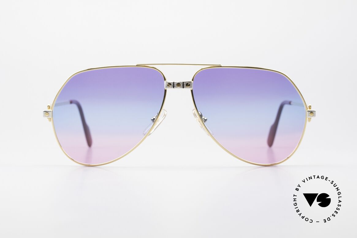 Cartier Vendome Santos - L Unique 3fach Verlauf Galaxy, wurde 1983 veröffentlicht und dann bis 1997 produziert, Passend für Herren