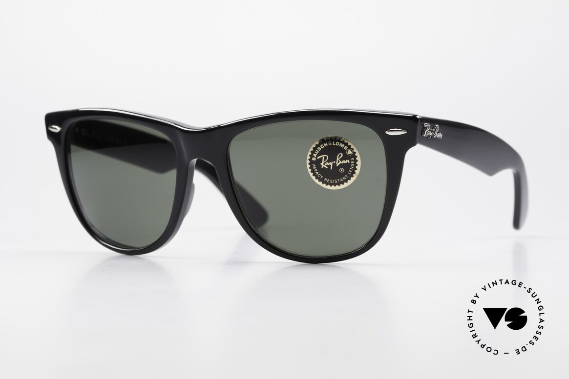 Ray Ban Wayfarer II JFK USA Vintage Sonnenbrille, legendäre RAY-BAN Wayfarer Sonnenbrille, Passend für Herren