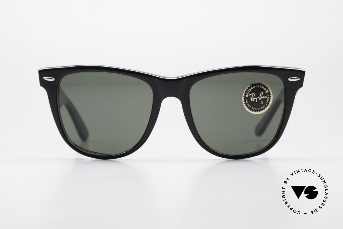 Ray Ban Wayfarer II JFK USA Vintage Sonnenbrille, getragen von John F. Kennedy in den 60ern, Passend für Herren