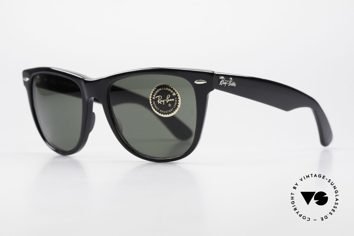 Ray Ban Wayfarer II JFK USA Vintage Sonnenbrille, ein altes USA-Original von Bausch & Lomb, Passend für Herren