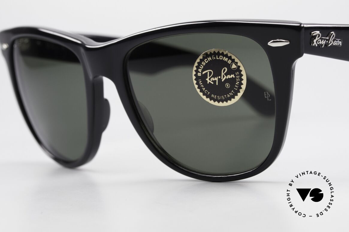 Ray Ban Wayfarer II JFK USA Vintage Sonnenbrille, ungetragen mit winzigen Lagerungsspuren, Passend für Herren