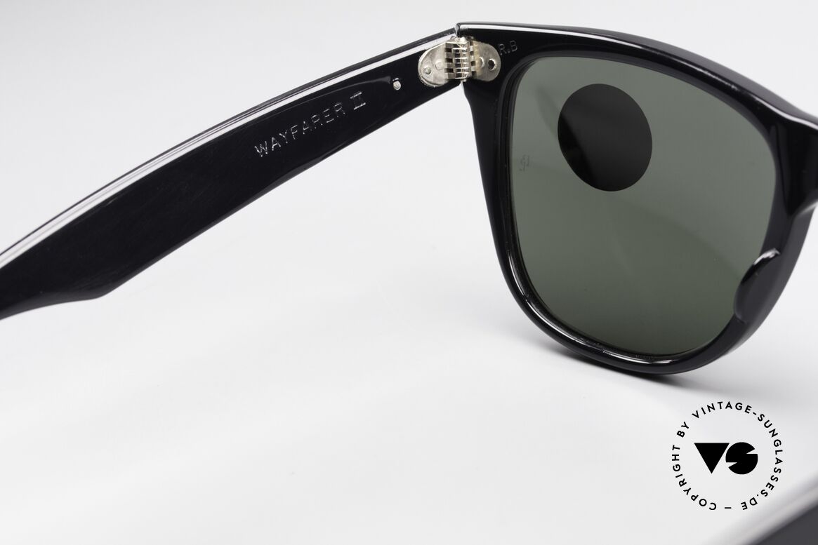 Ray Ban Wayfarer II JFK USA Vintage Sonnenbrille, Größe: large, Passend für Herren