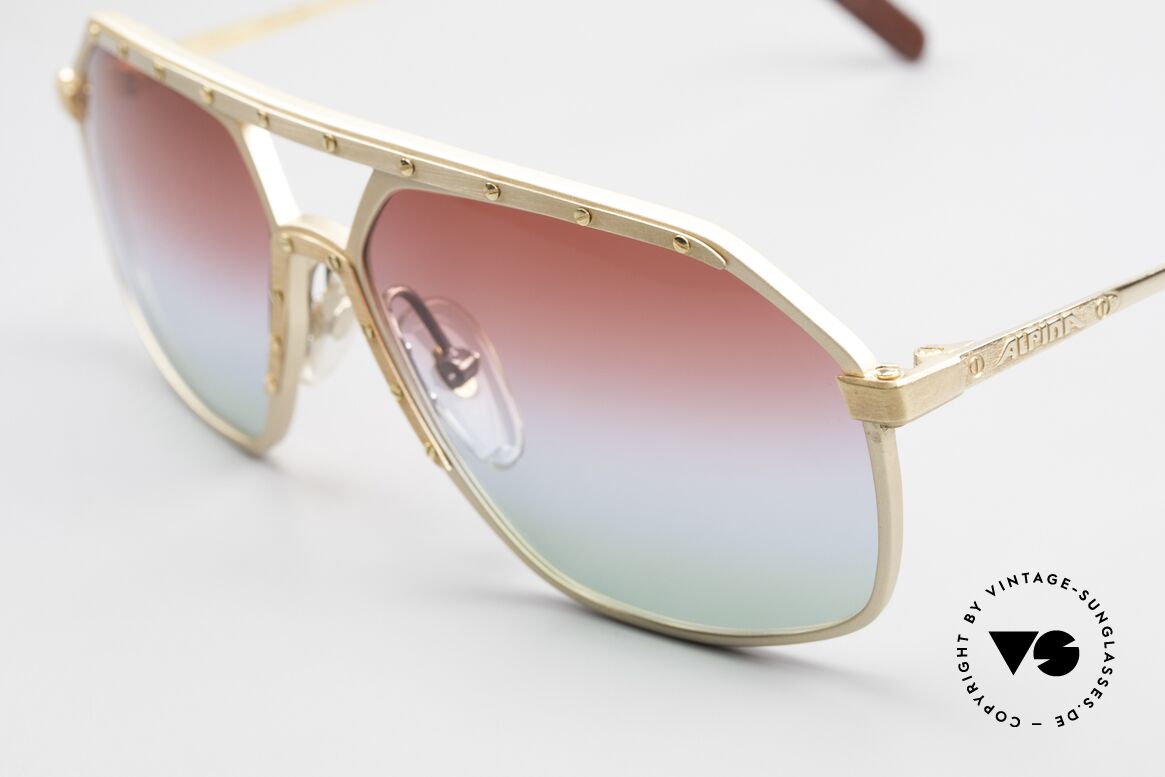 Alpina M6 West Germany Sonnenbrille, Farbverlauf schimmert wie Polarlichter; Einzelstück, Passend für Herren und Damen
