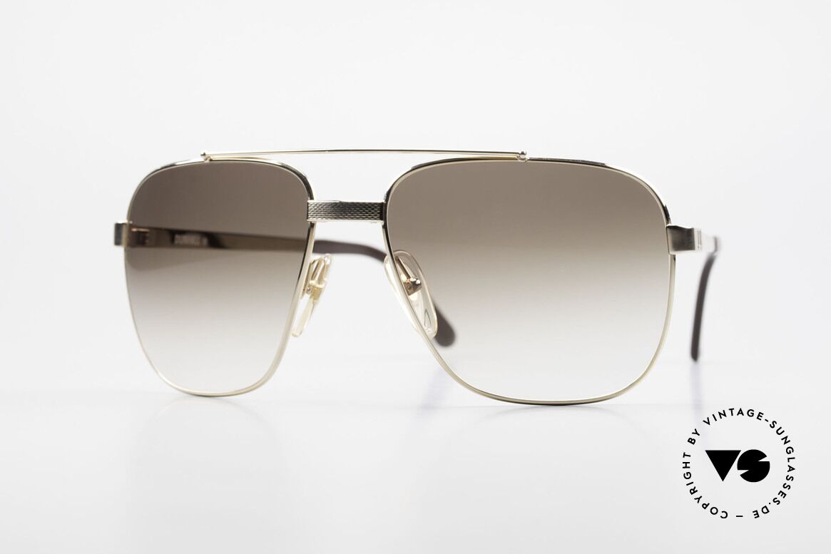 Dunhill 6036 Vergoldete Brille Comfort Fit, elegante A. Dunhill Gentleman-Sonnenbrille von 1990, Passend für Herren