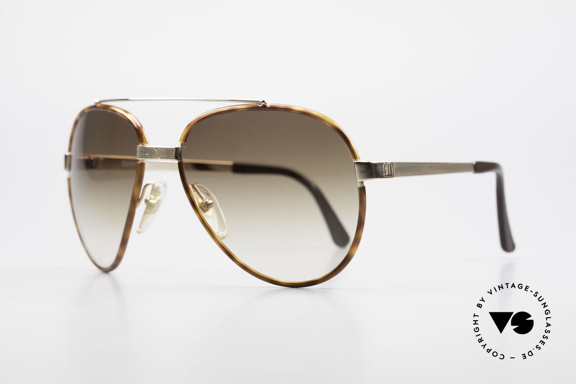 Dunhill 6023 80er Sonnenbrille Herren Luxus, Federgelenk im Nasensteg (optimale Passform), Passend für Herren
