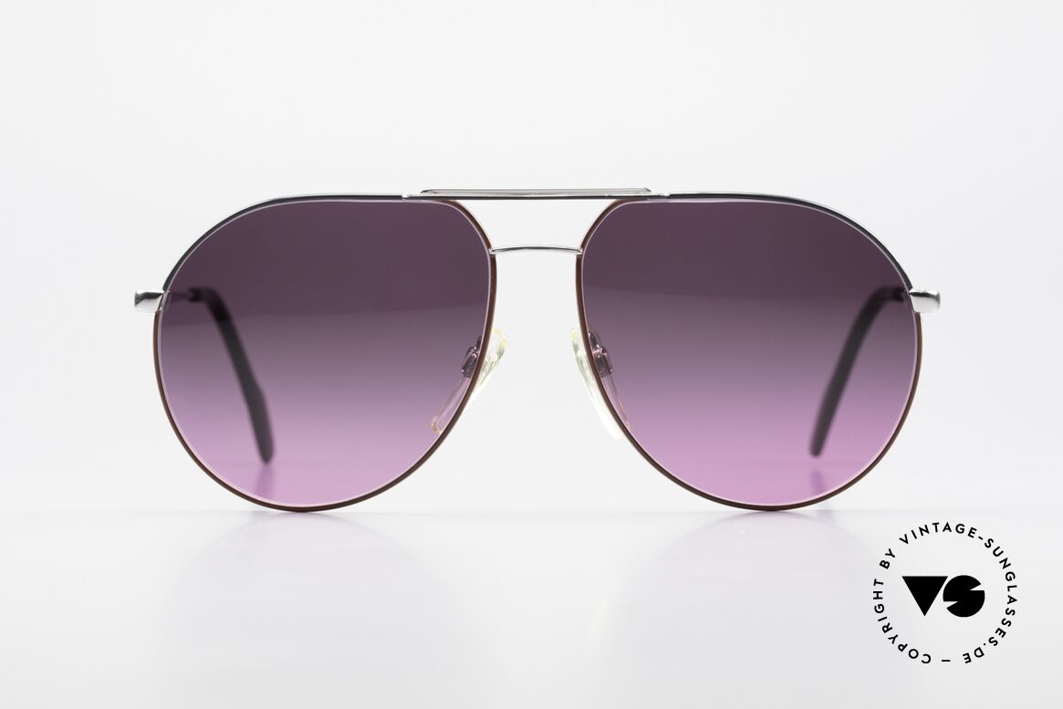 Metzler 0881 Rare 80er Aviator Sonnenbrille, klassische Aviator Sonnenbrille der 80er Jahre, Passend für Herren und Damen