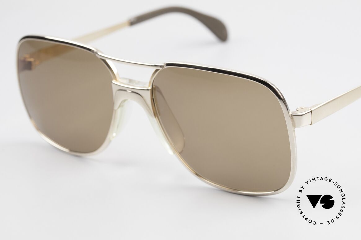 Metzler 7680 Kleine 80er Brille Vergoldet, ungetragen (wie alle unsere alten Metzler Brillen), Passend für Herren