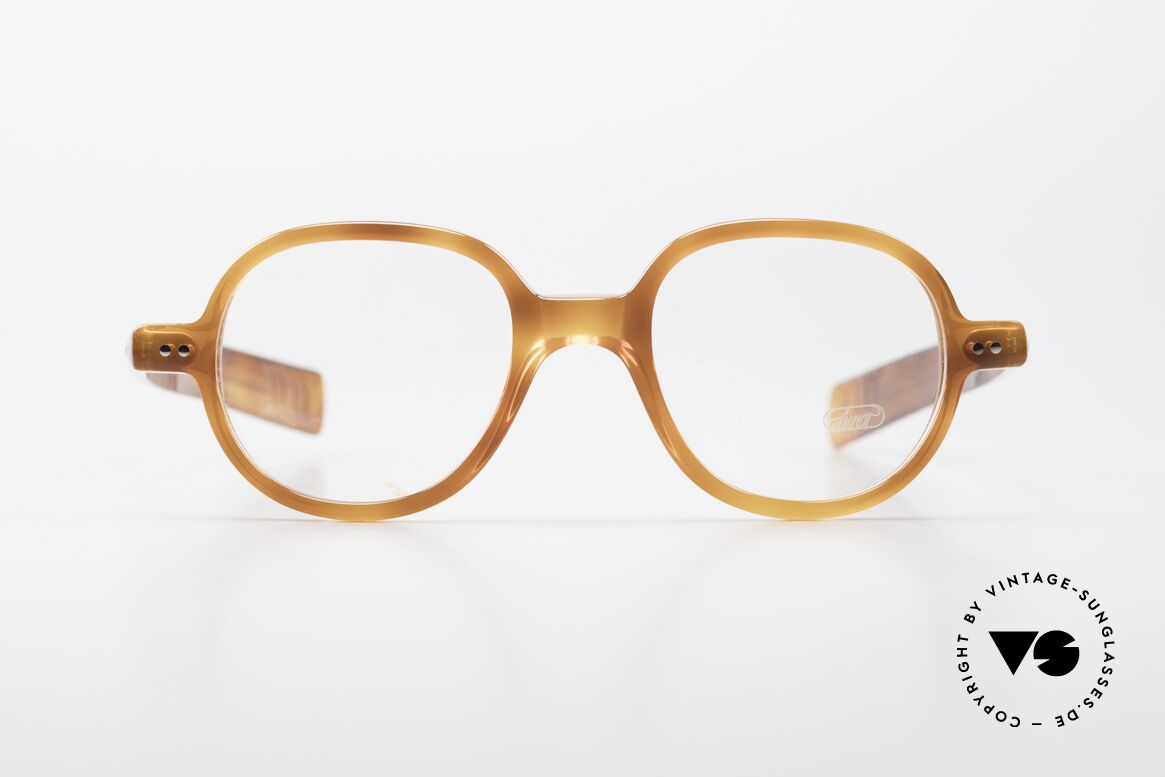 Lunor A50 Runde Acetatbrille Panto Stil, LUNOR Brille, Modell 50 aus der Acetat-Kollektion, Passend für Herren und Damen