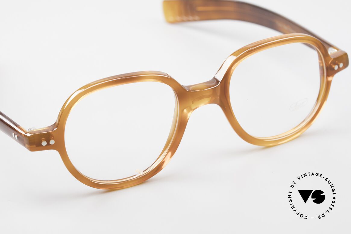 Lunor A50 Runde Acetatbrille Panto Stil, ungetragen (wie alle unsere schönen LUNOR Brillen), Passend für Herren und Damen