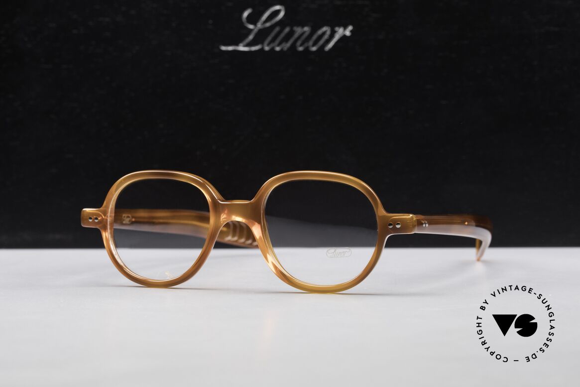 Lunor A50 Runde Acetatbrille Panto Stil, Größe: medium, Passend für Herren und Damen