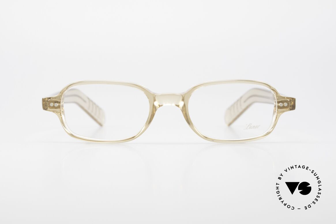 Lunor A56 Klassische Lunor Acetat Brille, Nietscharniere und zehntelmillimetergenau gefräst, Passend für Herren und Damen