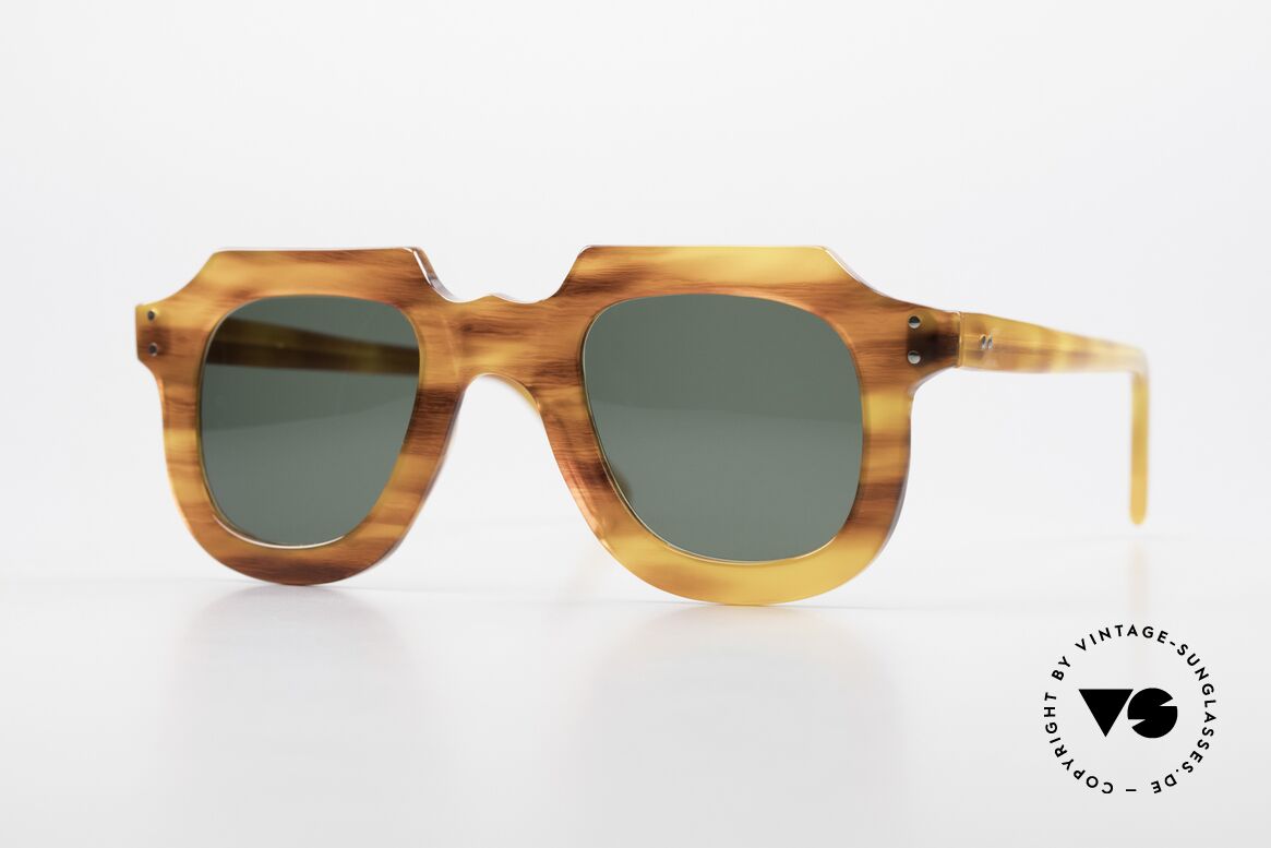Lesca Classic 4mm 50 Jahre Alte Sonnenbrille, alte Lesca Sonnenbrille im Classic-Stil aus den 60ern, Passend für Herren