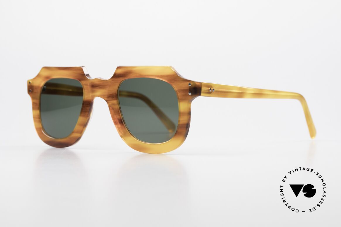 Lesca Classic 4mm 50 Jahre Alte Sonnenbrille, 4mm dickes Rahmenprofil = gemacht für die Ewigkeit, Passend für Herren