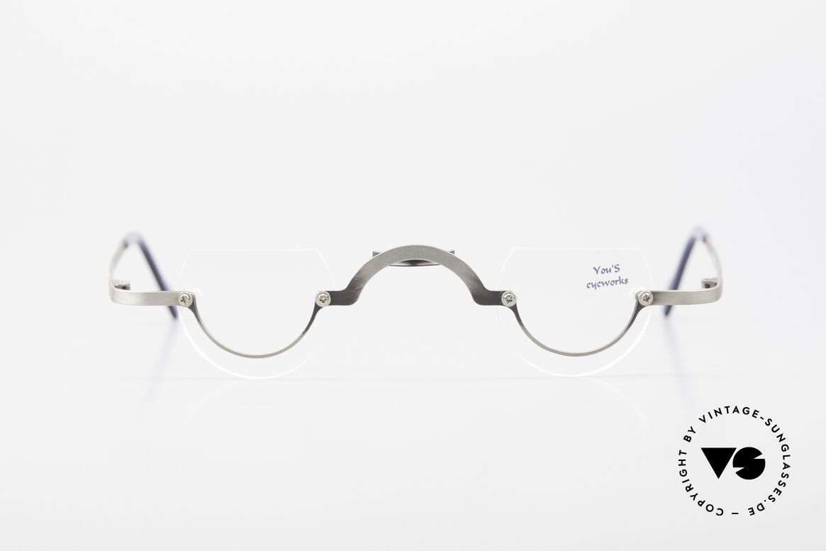 You's Eyeworks 41 Verrückte Vintage Lesebrille, YOU'S: originelle Lesebrille aus den späten 1990ern, Passend für Herren und Damen