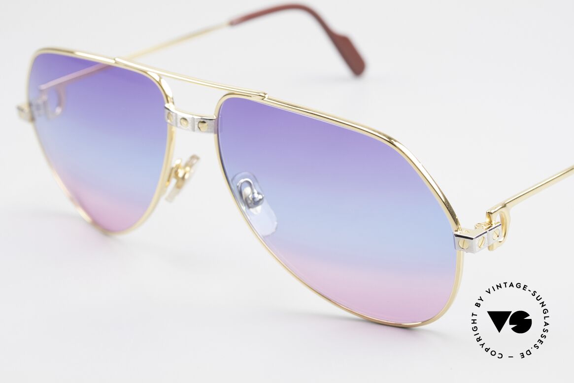 Cartier Vendome Santos - M Unikat Sammler Sonnenbrille, u.a. getragen von Christopher Walken (James Bond, 85), Passend für Herren und Damen