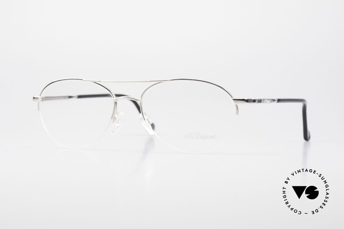 S.T. Dupont D116 Nylor Aviator Brille 2000er, alte ST. Dupont Brille, Mod. D116, Gr. 57-18 von 2002, Passend für Herren