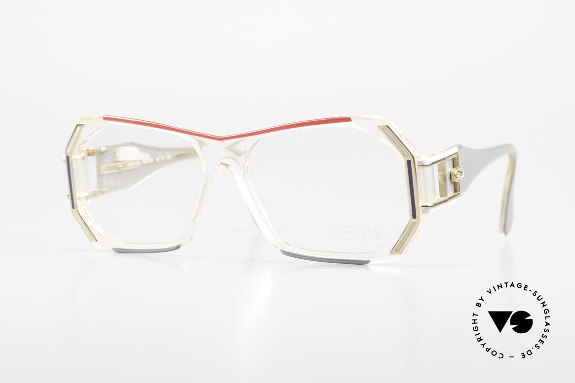 Cazal 182 80er HipHop Old School Brille, vintage 'Old School' Cazal Brillenfassung von 1984, Passend für Herren und Damen