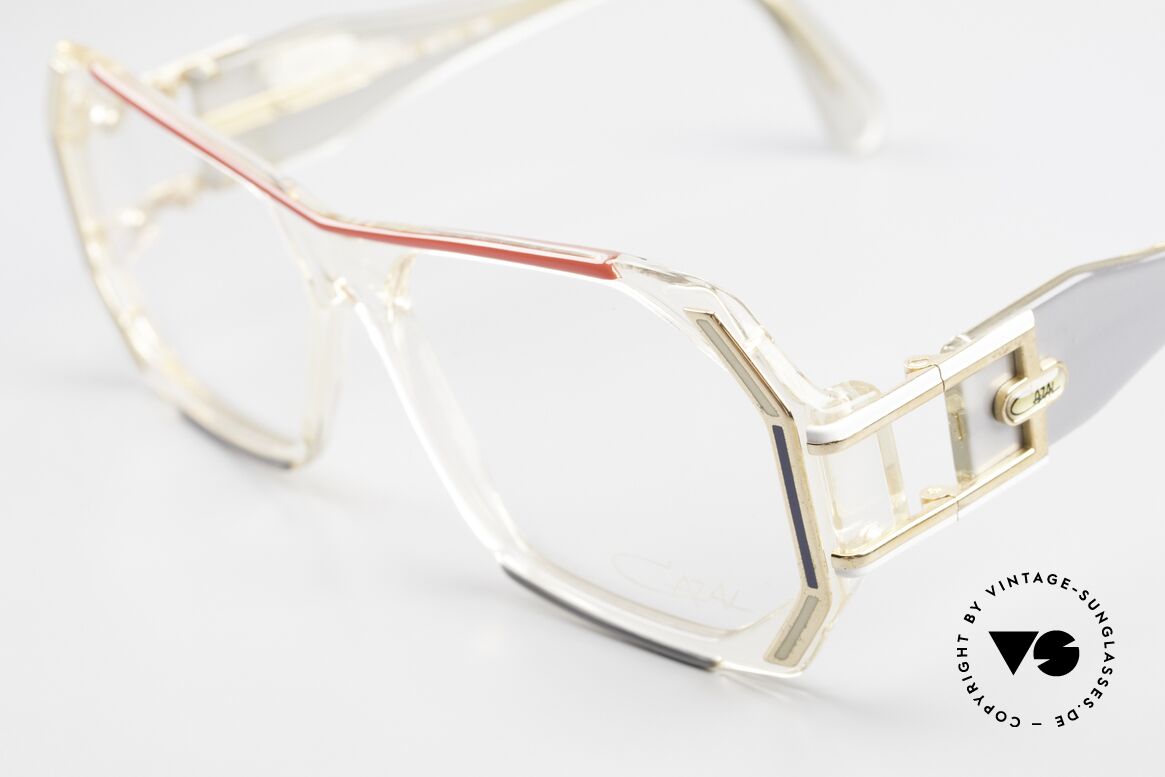 Cazal 182 80er HipHop Old School Brille, mit riesigen Doppelbügeln & großartigem Rahmen, Passend für Herren und Damen